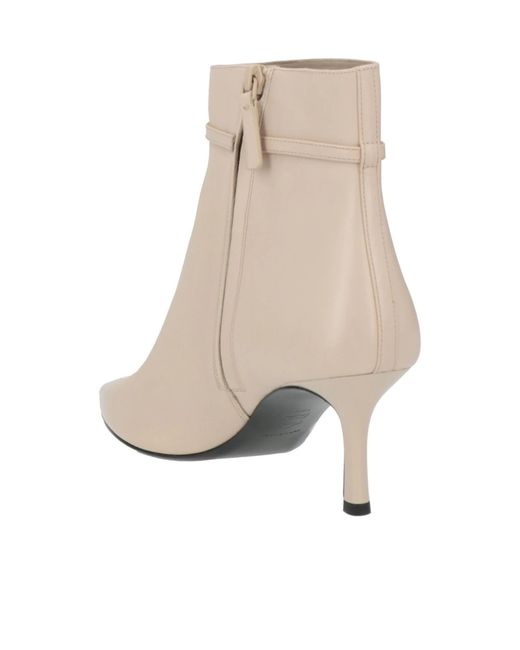 Tory Burch Natural Ankle Boots