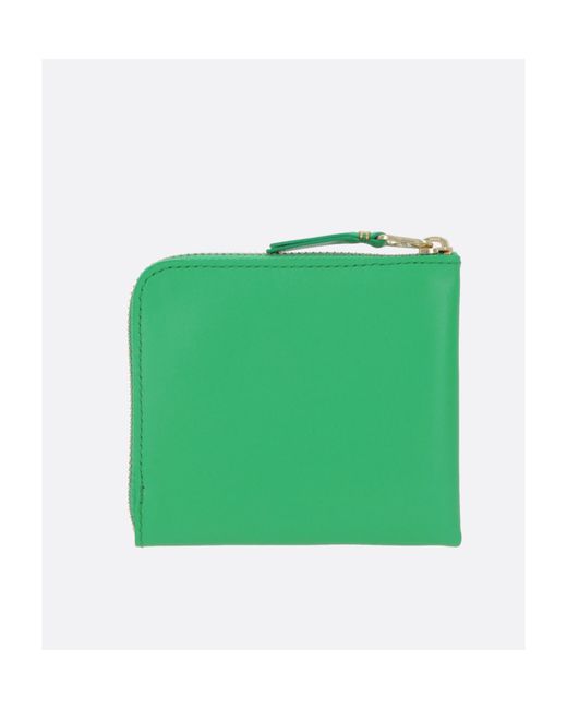 Comme des Garçons Green Comme Des Garçons Wallet Classic Zip-Around Wallet for men