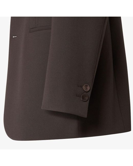Fendi Black Single Breasted Tailored Blazer for men