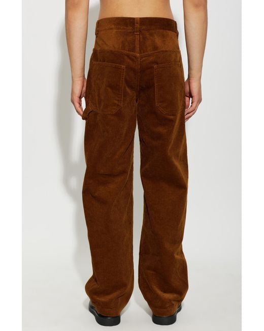 Isabel Marant Brown Casual Trousers With Belt Loops for men