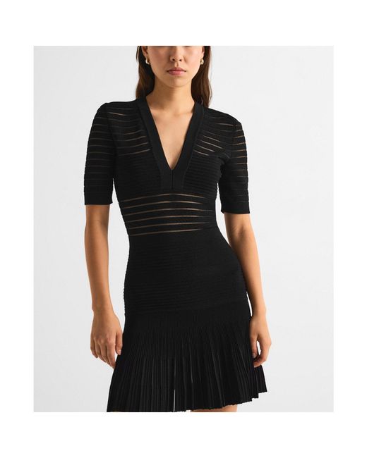 Balmain Black Knitted Dress