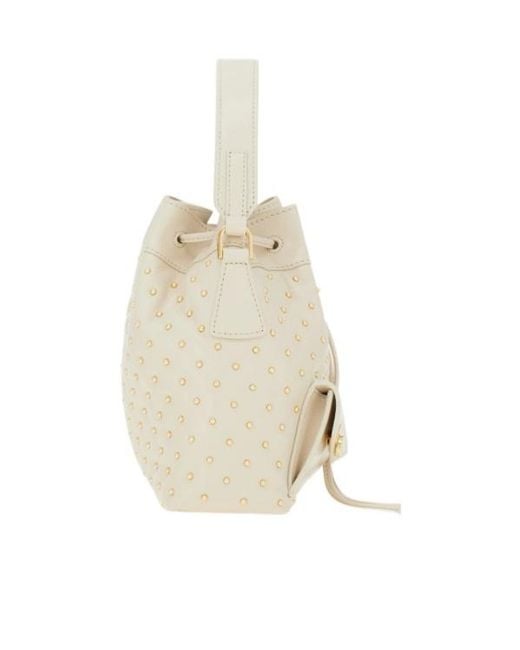 Ferragamo Natural Multipocket Bucket Bag