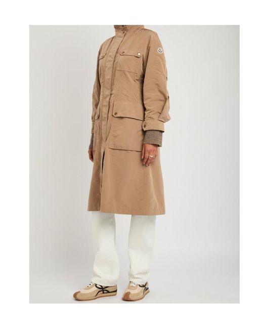 Moncler Natural Nantes Shell Parka