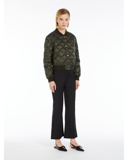 Max Mara Black 'S High Waist Straight Leg Pants