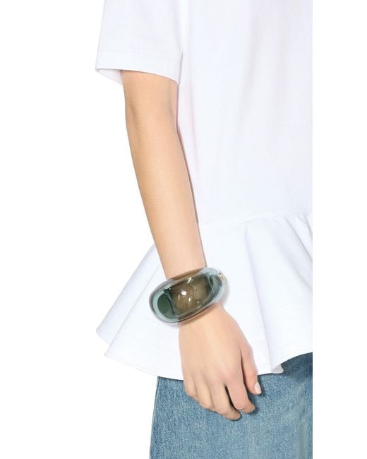Alaïa Green Logo Bracelet