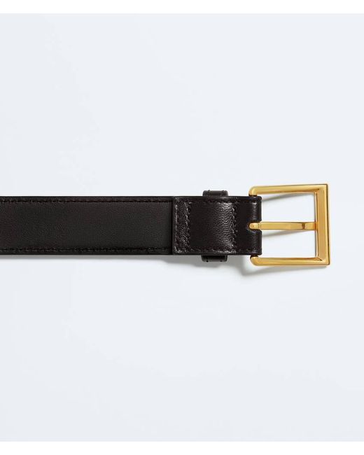 Bottega Veneta Black Solo Belt
