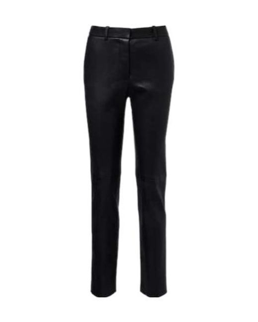 Joseph Black Casual Pants With Belt Loops
