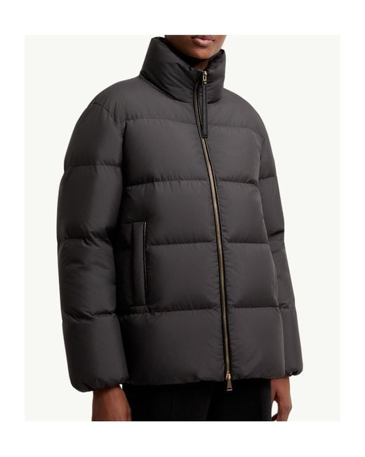 Moncler Black Vivantesse Short Down Jacket