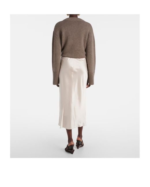 Dorothee Schumacher White Solid Color Skirt