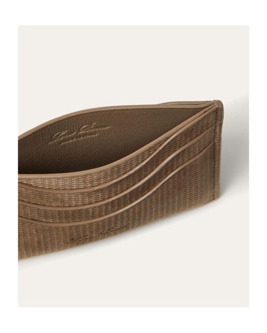 Loro Piana Brown Extra Cardholder for men