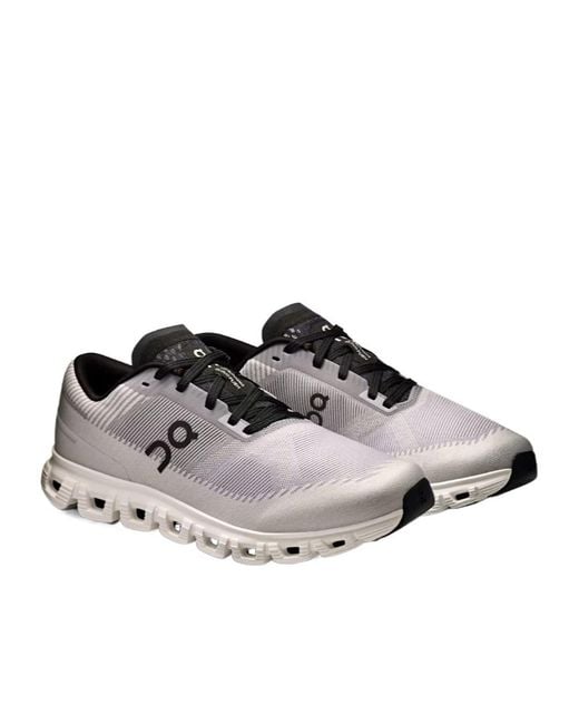 On Shoes Gray Cloud 6 Push Lace-Up Sneakers for men