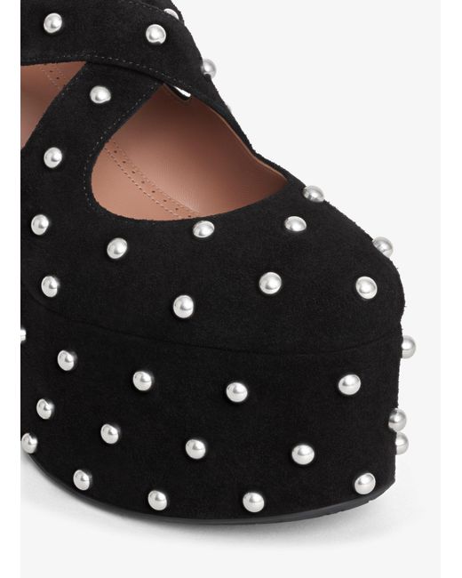 Alaïa Black Rivet Wedges