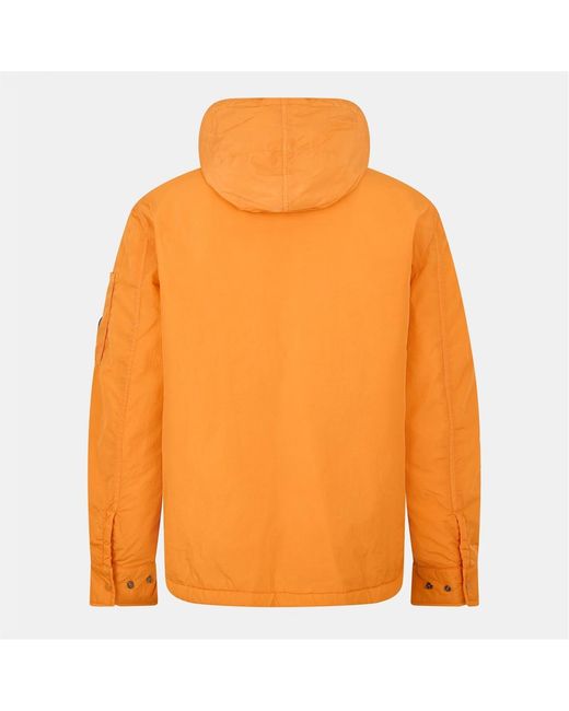 C P Company Orange Padded Bomber Jacket for men