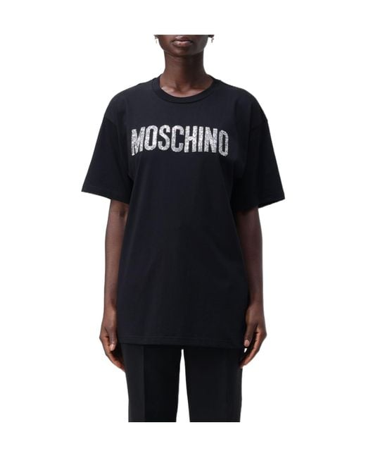Moschino Black Long Sleeve Crewneck Sweatshirt