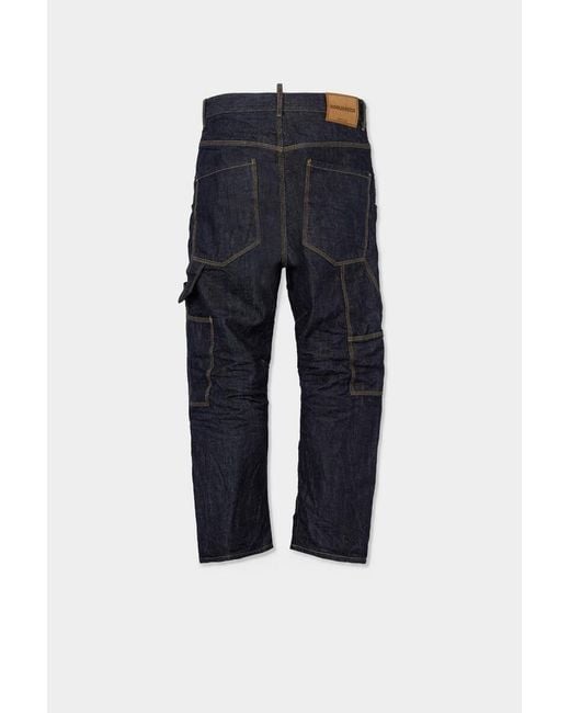 DSquared² Blue Japanese-Rinse Kawaii Jeans for men