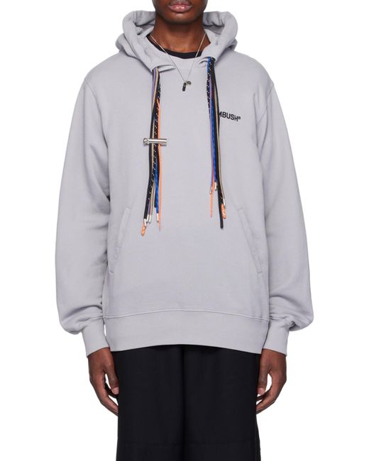 Ambush Gray 'Multicord' Hoodie for men