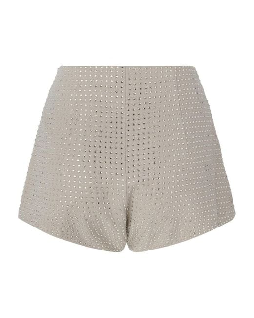 Pinko Gray Aida Shorts
