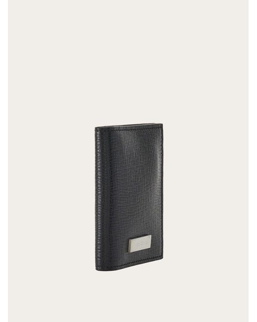 Ferragamo Black Logo Card Pack for men