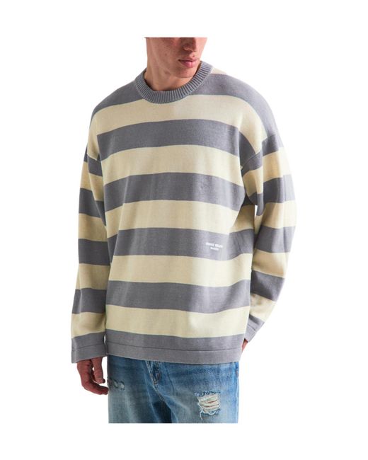 Stone Island Gray Round-Neck Sweater for men
