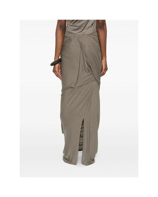Entire studios Natural Dia Draped Knitted Skirt