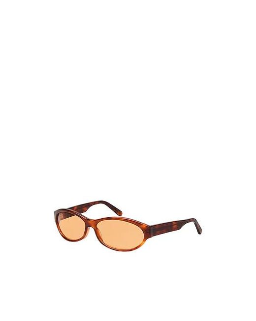 Marni Metallic Oval Frame Sunglasses