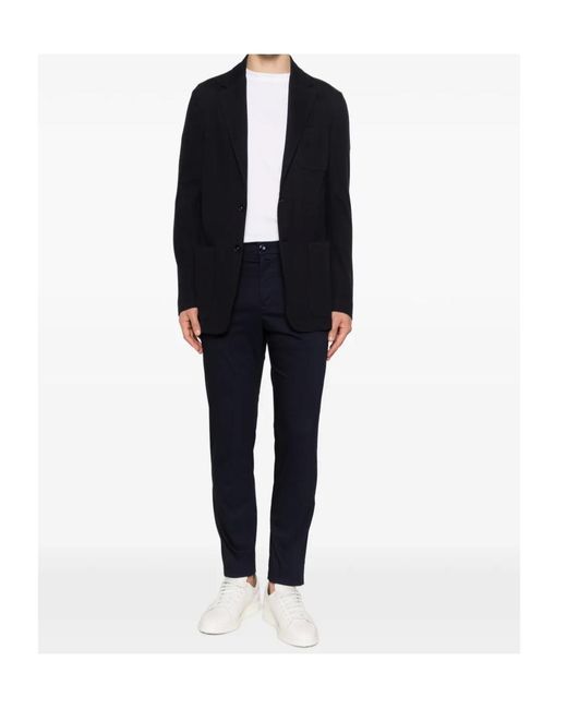 Canali Black Long-Sleeved Jacket for men