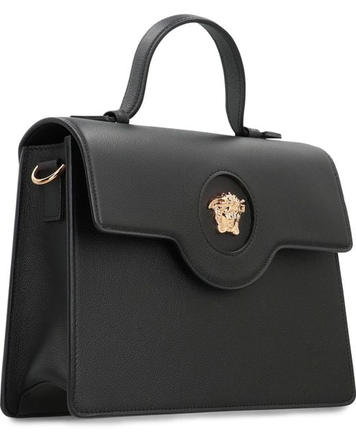 Versace Black Medusa Top Handle Bag