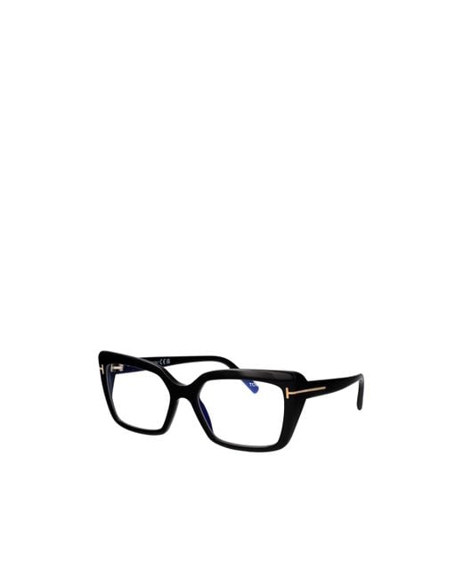 Tom Ford White Eyewear Rectangle Frame Glasses for men