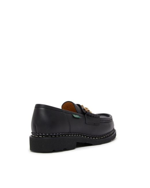 Paraboot Black Orsay Loafers