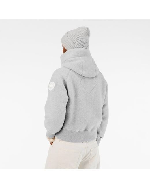 Canada Goose Gray Hooded Coat