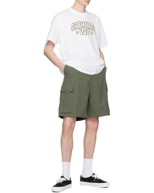 Carhartt Green Kade Cargo Shorts for men