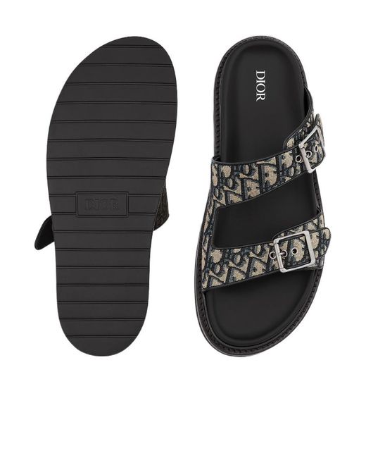 Dior Black Aqua Sandal for men