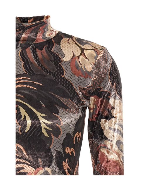 Etro Multicolor Paisley Stretch Top