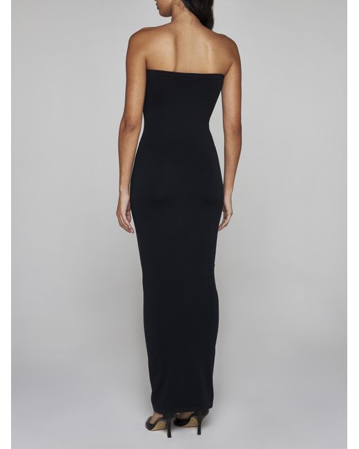 Wolford Black Fatal Off-Shoulder Dress