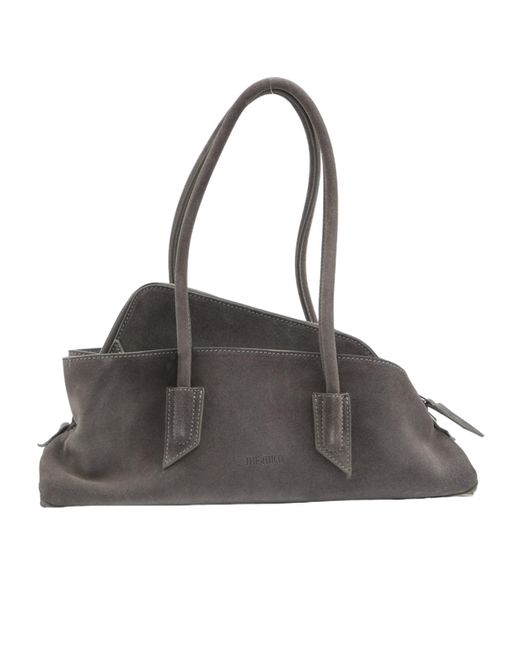 The Attico Black The La Passeggiata Small Shoulder Bag