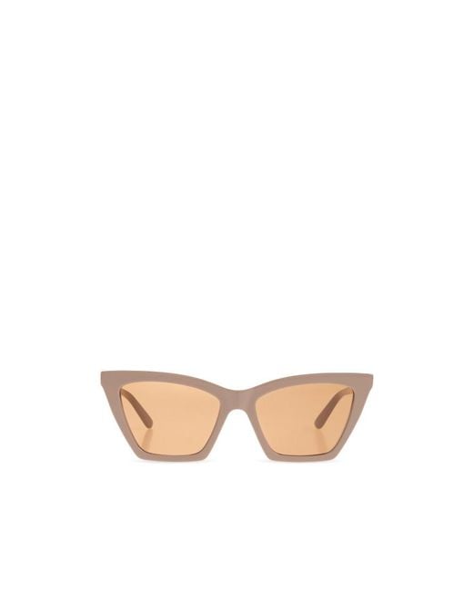 McQueen Pink Eyewear Spike Geometric Cat-Eye Frame Sunglasses