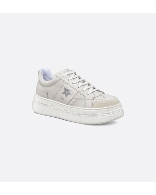 Dior White Star Platform Sneaker