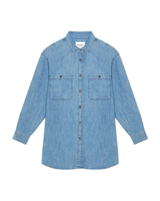 Isabel Marant Blue Verane Shirt