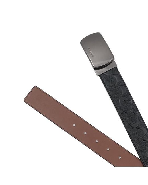 COACH Multicolor Logo Details Belt for men