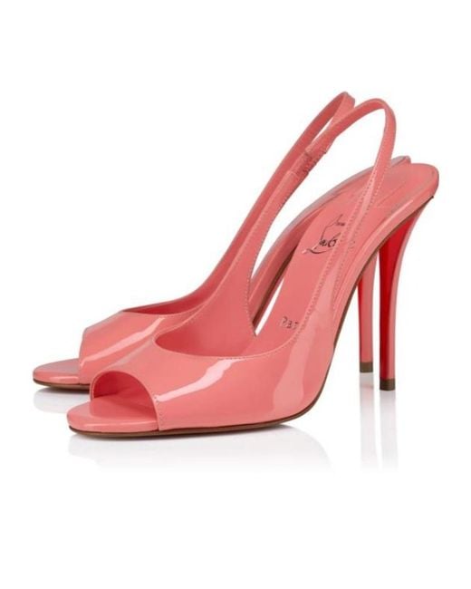 Christian Louboutin Pink Sofia Z Slingback Pumps