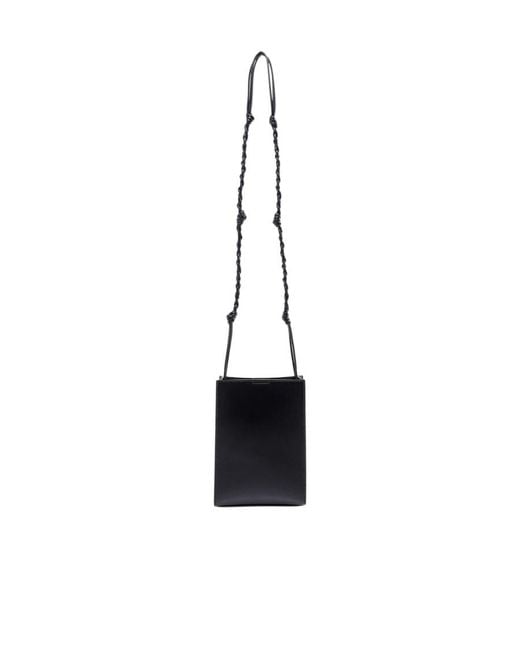 Jil Sander White Tangle Small Shoulder Bag