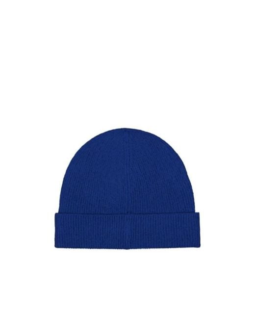 A.P.C. Blue Harry Logo Wool Hat