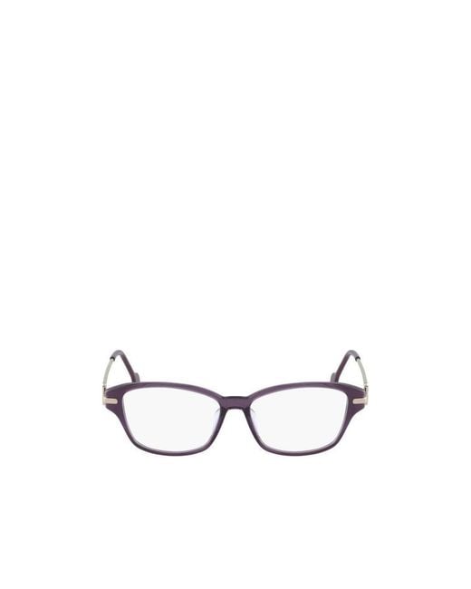 Ferragamo White Logo Flat Mirror