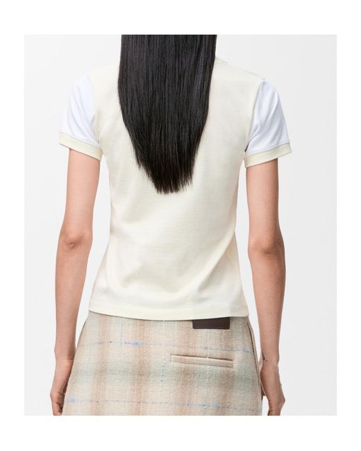 Loewe White Small Fit T-Shirt