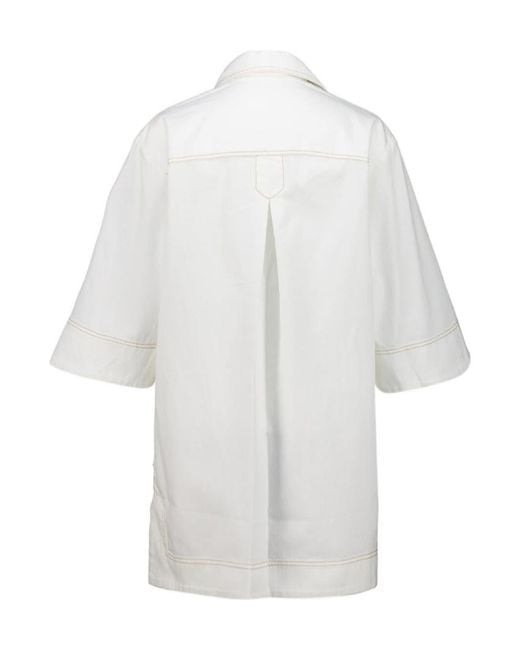 Zimmermann White Cotton Dress