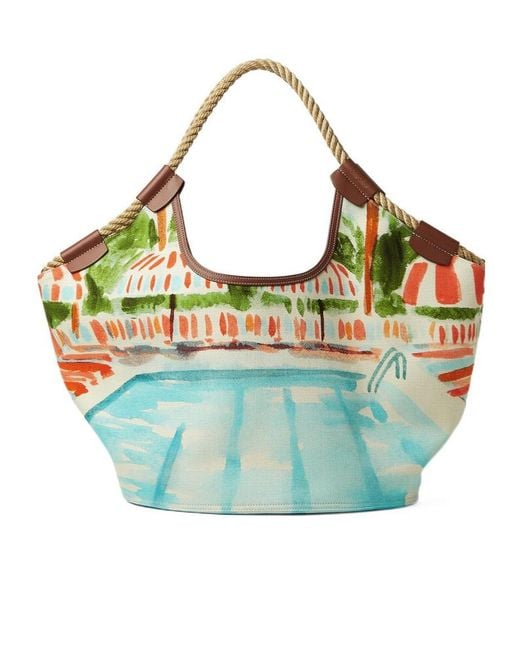 Loro Piana Green Gioia Shopper