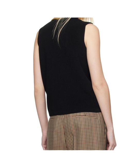 Studio Nicholson Black Sleeveless Jacket