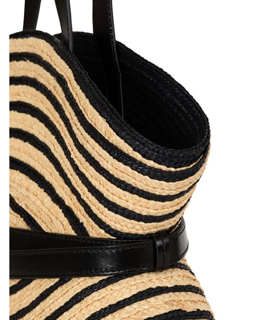 Balmain Metallic Shuffle Belted Tote Bag