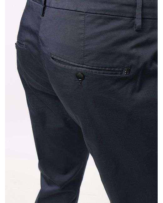 Dondup Blue Slim Chino Pants for men
