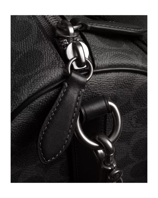 COACH Black Compass Bag 35 for men